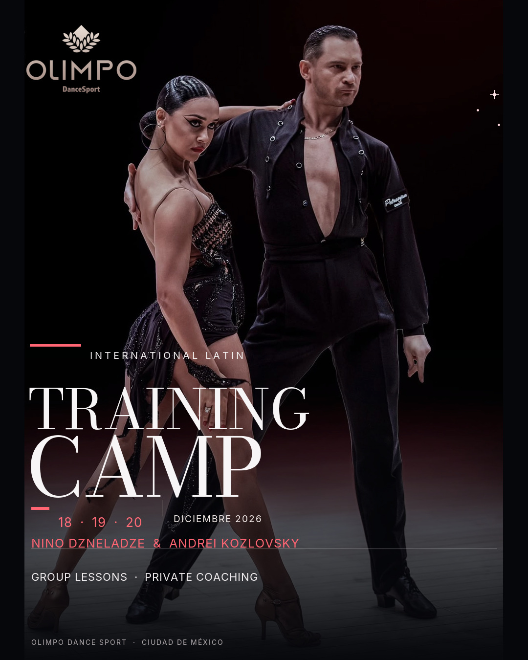 Training Camp Olimpo 2026 con Nino Dzneladze y Andrei Kozlovsky